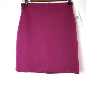 Celeb Purple Lined Mini Pencil Skirt NEW